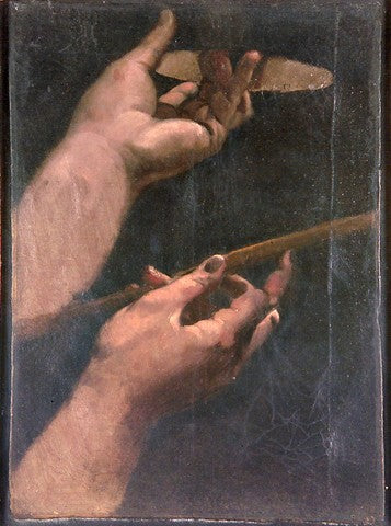 Studium dla obu rąk Ludwika XIII - Jean-Auguste-Dominique Ingres