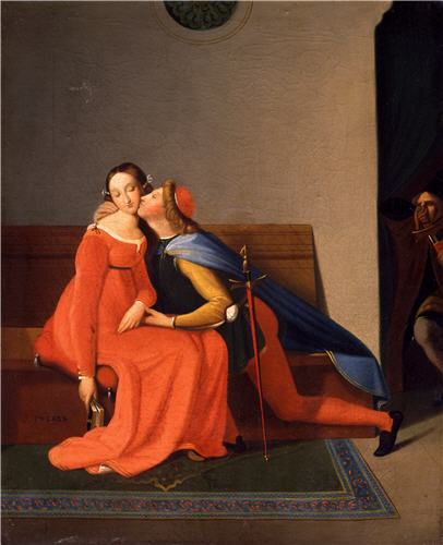 Paolo i Francesca - Jean-Auguste-Dominique Ingres