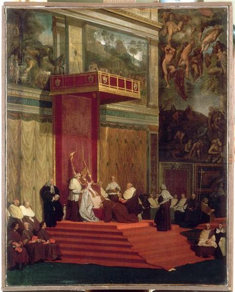 Kaplica lokatora Papieża Piusa VII - Jean-Auguste-Dominique Ingres