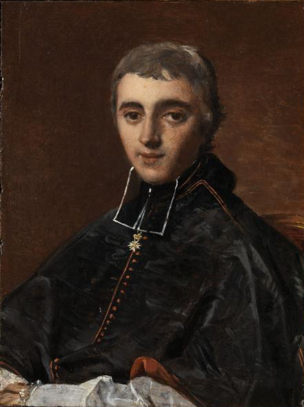 Portret abbe de Bonald - Jean-Auguste-Dominique Ingres