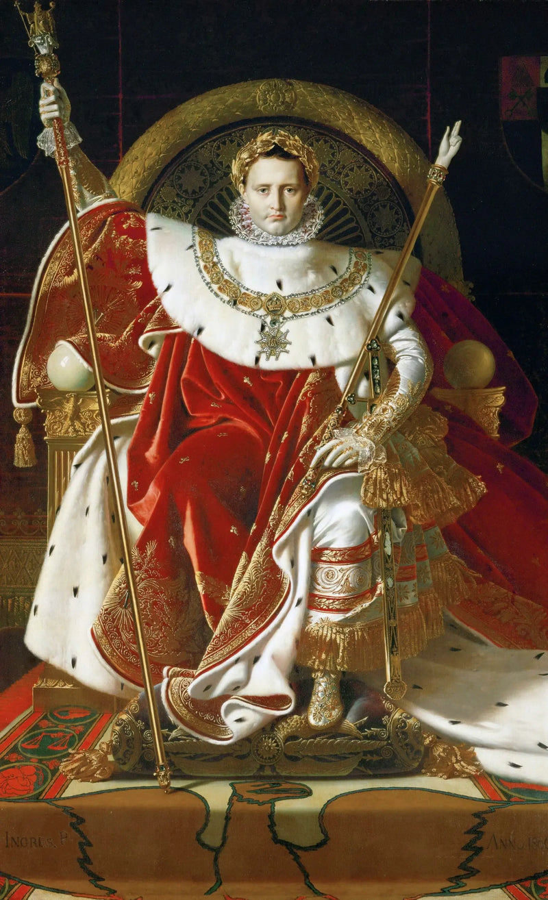 Napoleon I na tronie cesarskim - Jean-Auguste-Dominique Ingres