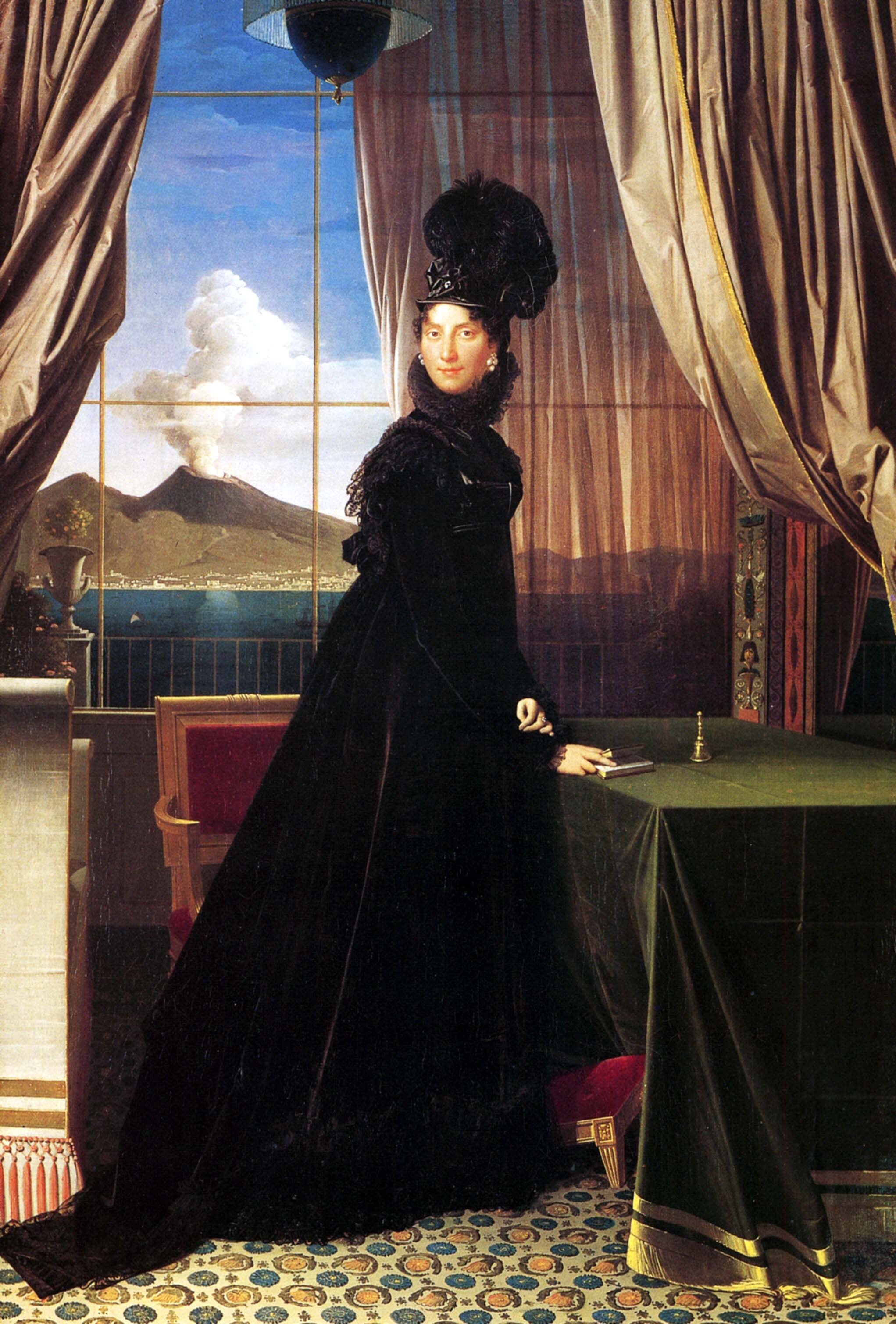 Królowa Caroline Murat - Jean-Auguste-Dominique Ingres