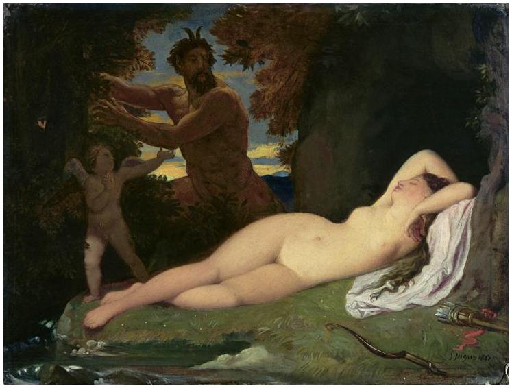 Jowisz i Antiope - Jean-Auguste-Dominique Ingres
