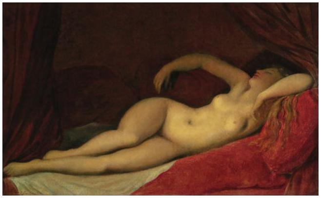 Śpiąca odaliska - Jean-Auguste-Dominique Ingres