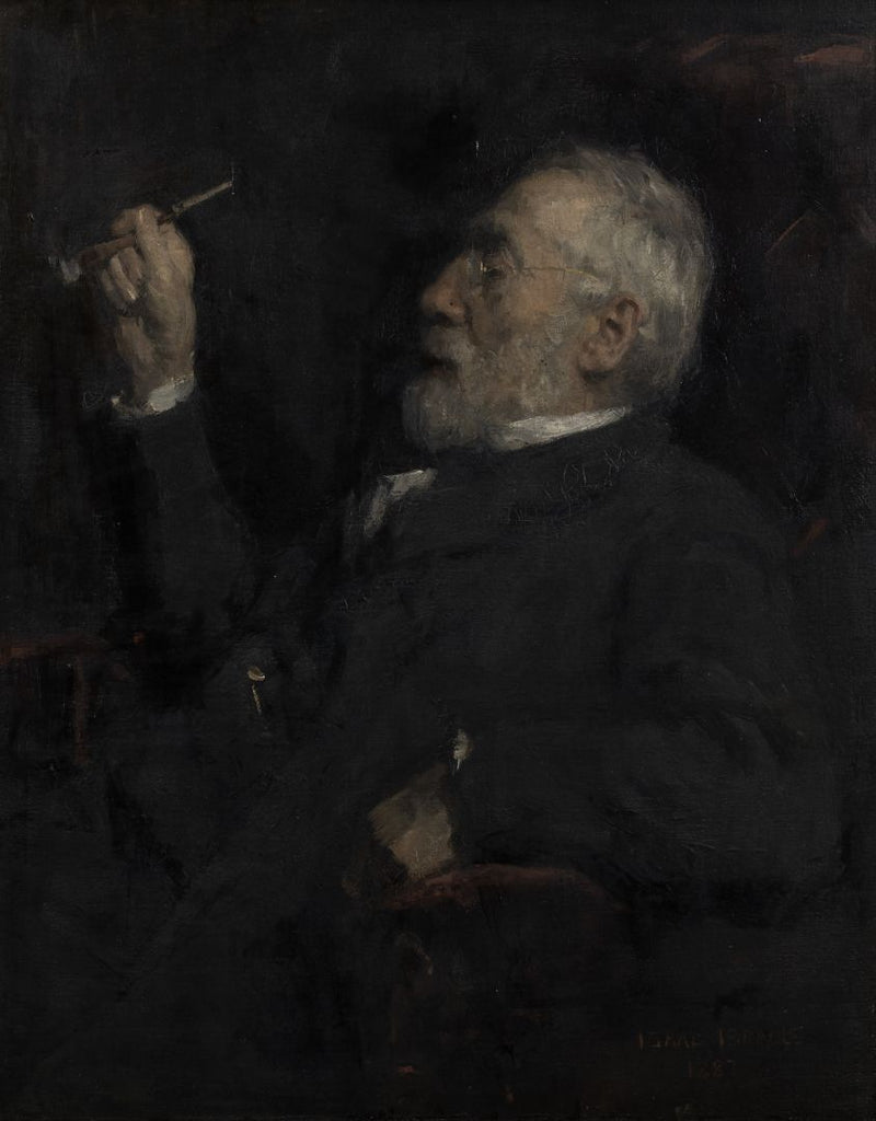 Portret malarza Jozefa Israëls (1824-1911) - Isaac Israëls