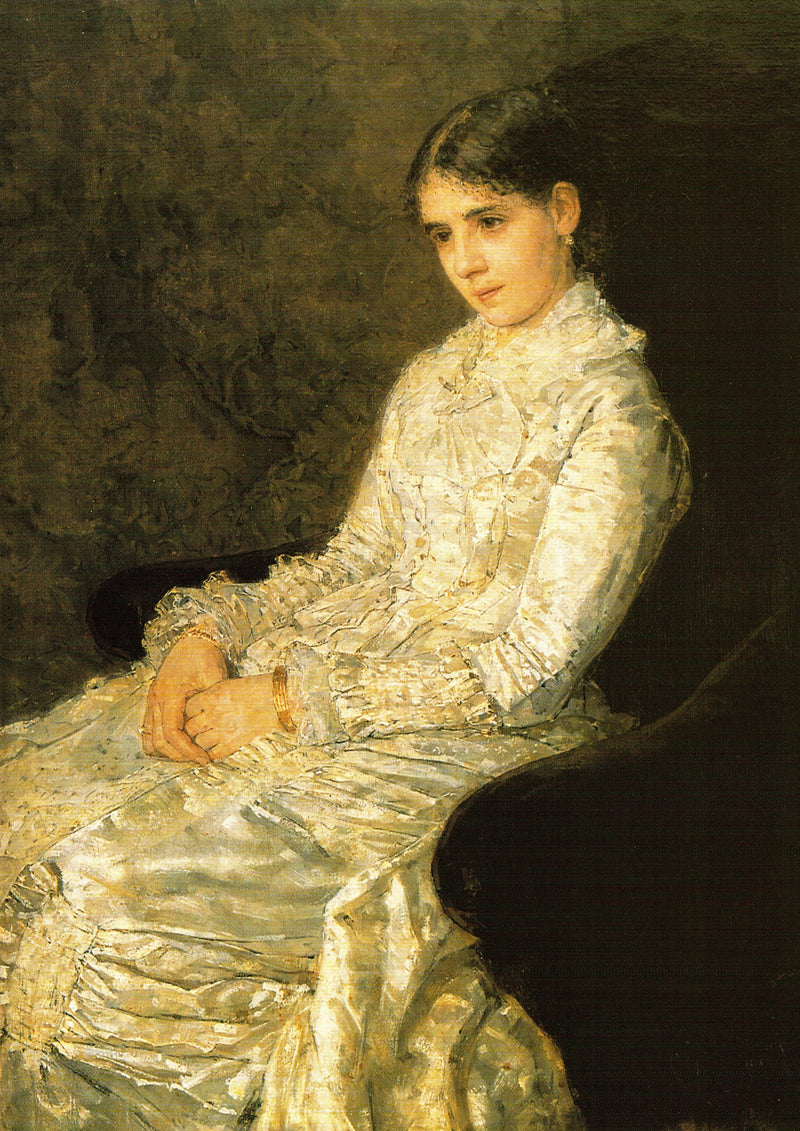Portret Nanette Enthoven-Enthoven (1852-1883) - Isaac Israëls