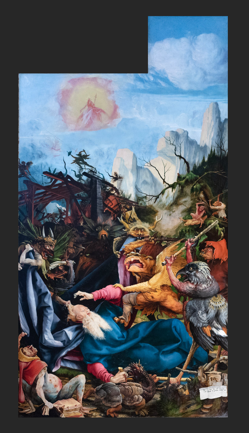 Pokusa świętego Antoniego - Matthias Grünewald