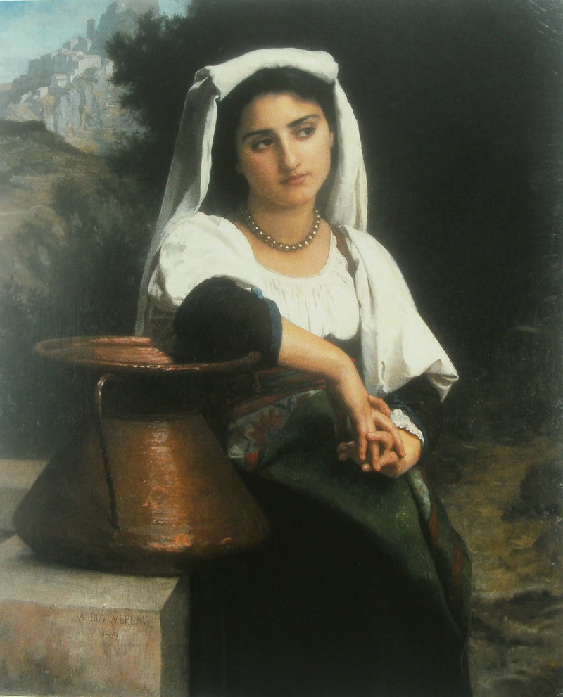 Włoszka przy fontannie - Bouguereau