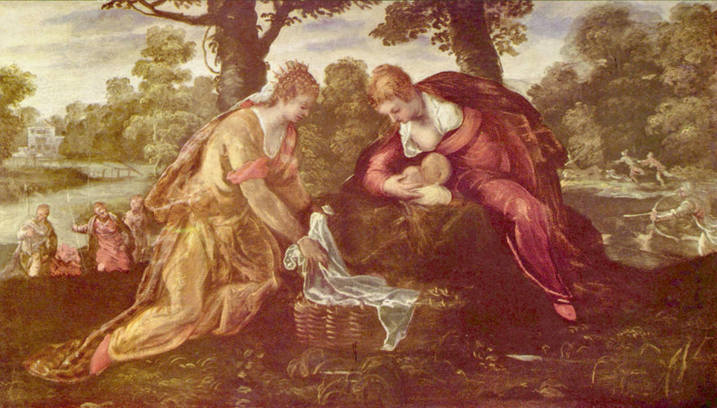 Moïse uratowany z wód - Jacopo Tintoretto