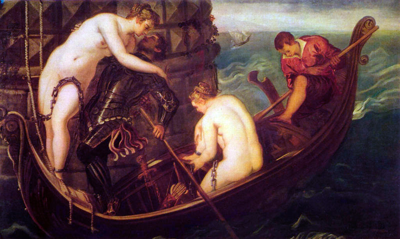 Wyzwolenie Arsinoe - Jacopo Tintoretto