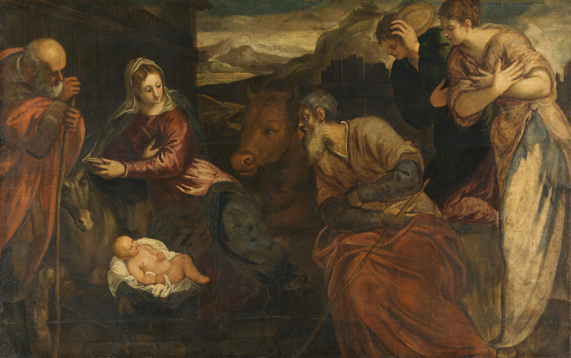 Adoracja pasterzy - Jacopo Tintoretto