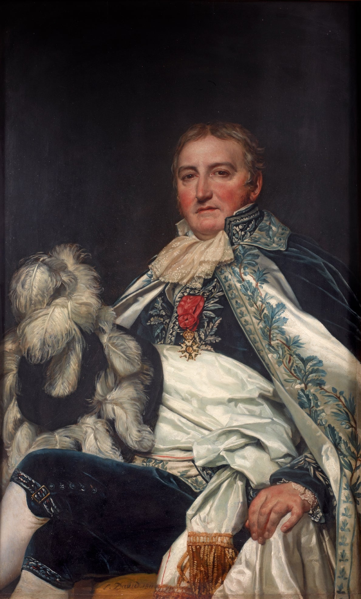 Reproduction du tableau « Portrait du comte Antoine Français de Nantes - Jacques-Louis David » par Alpha Reproduction en peinture à l’huile