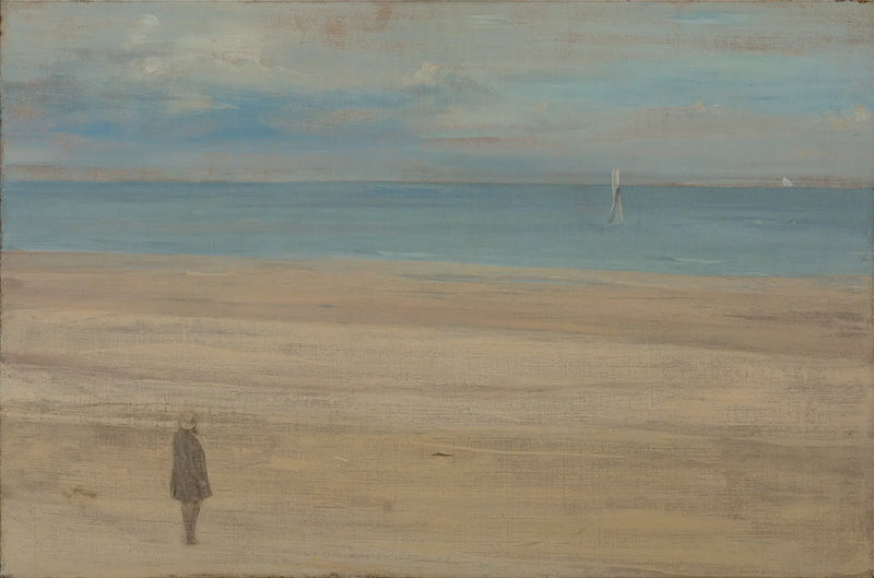 Harmonia w niebieskim i srebrnym: Trouville - James Abbott McNeill Whistler