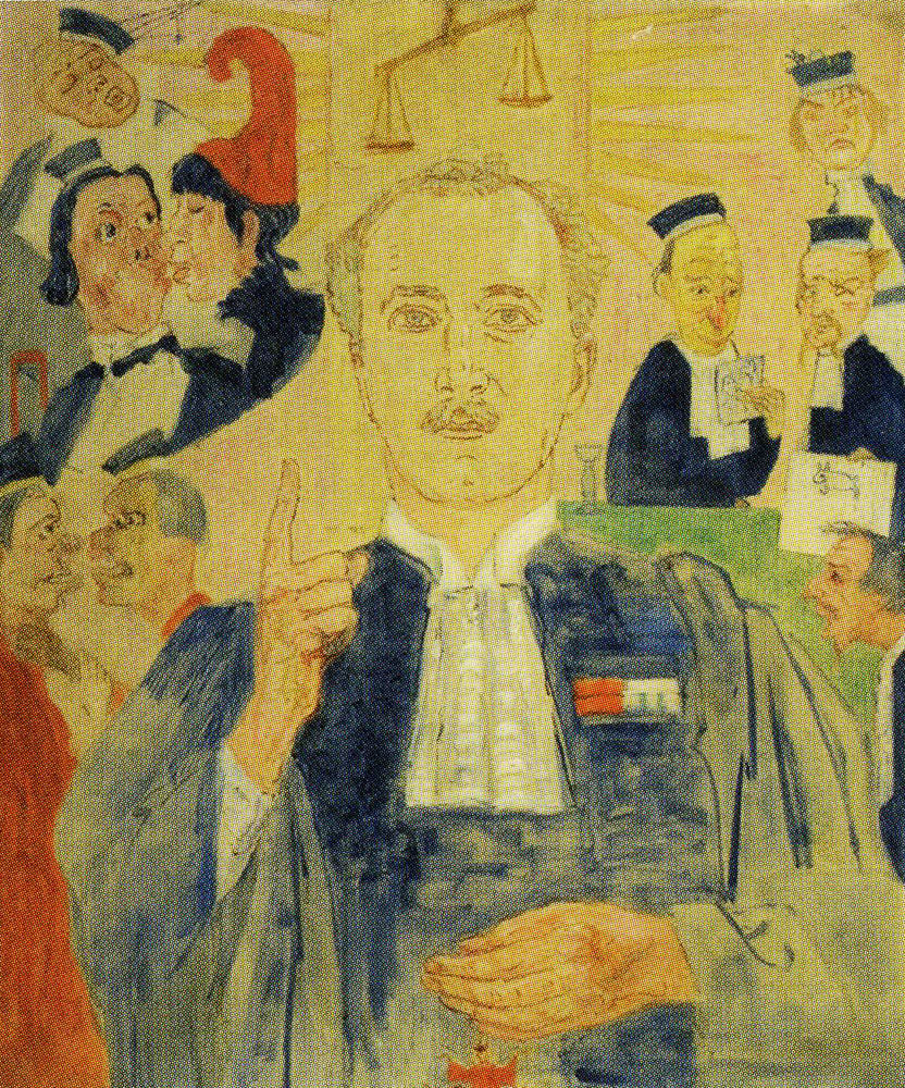 Portrait of Monsieur Albert Croquez - James Ensor