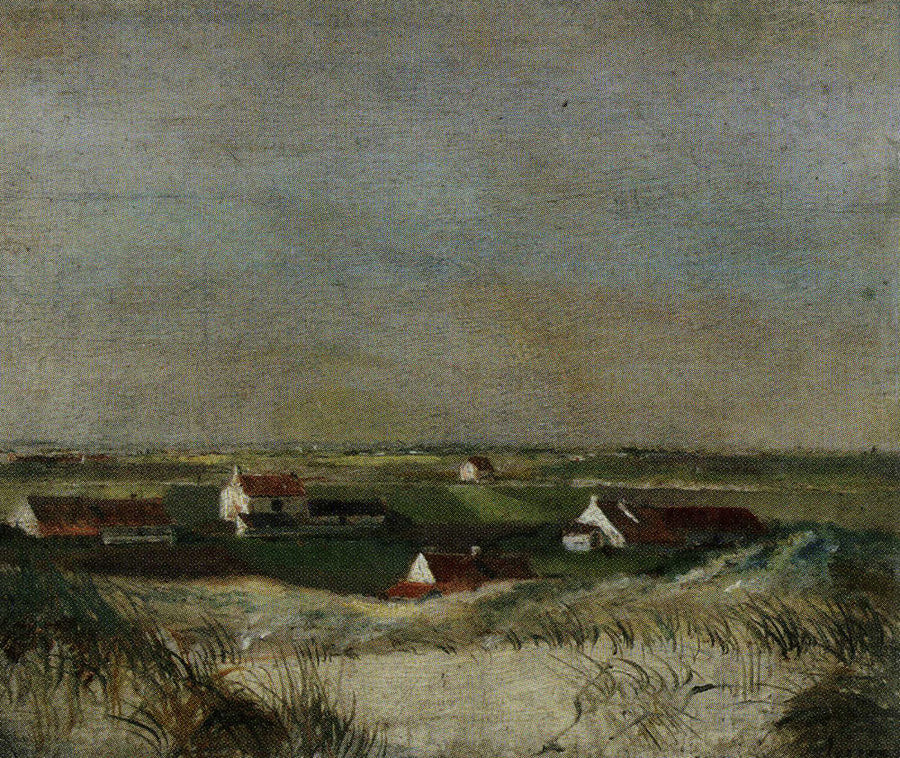 View Over the Polder from the Dunes - James Ensor