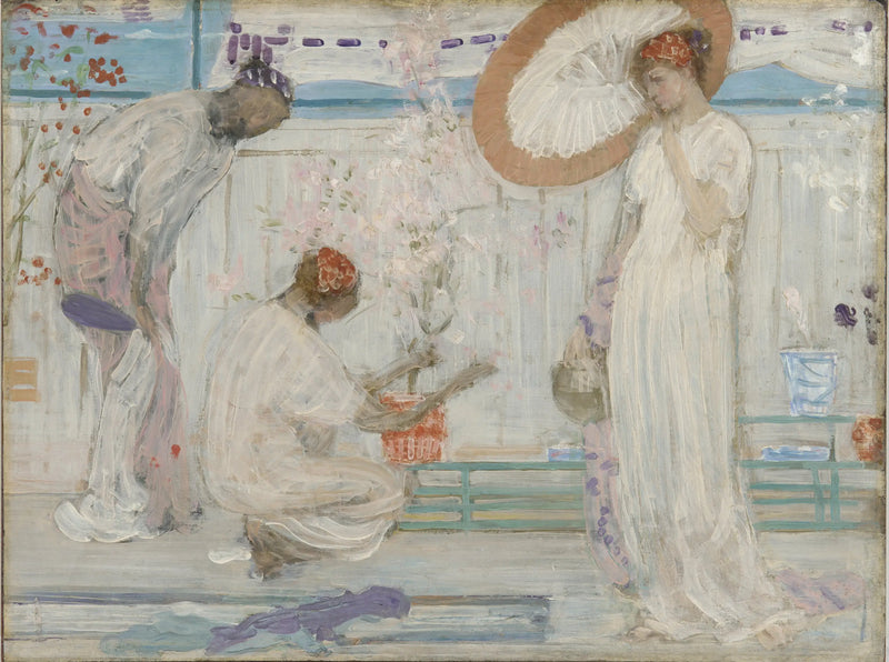 Biała Symfonia: Trzy Dziewczyny - James Abbott McNeill Whistler