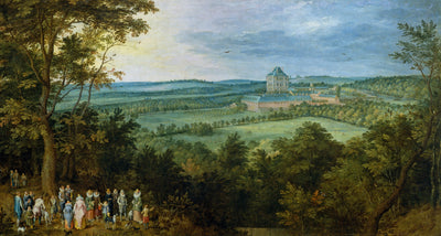 Les archiducs chassent à Mariemont - Jan Brueghel l'Ancien