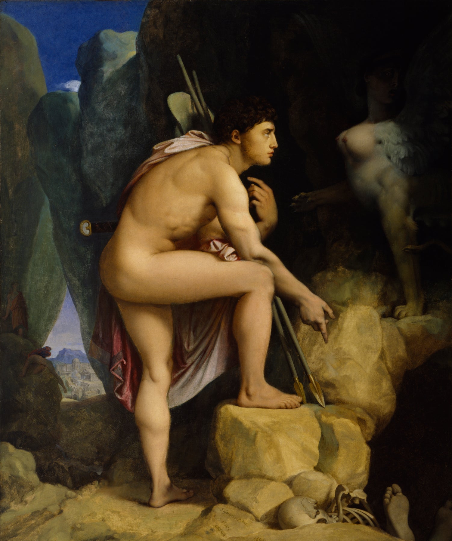Edyp i Sfinks - Jean-Auguste-Dominique Ingres