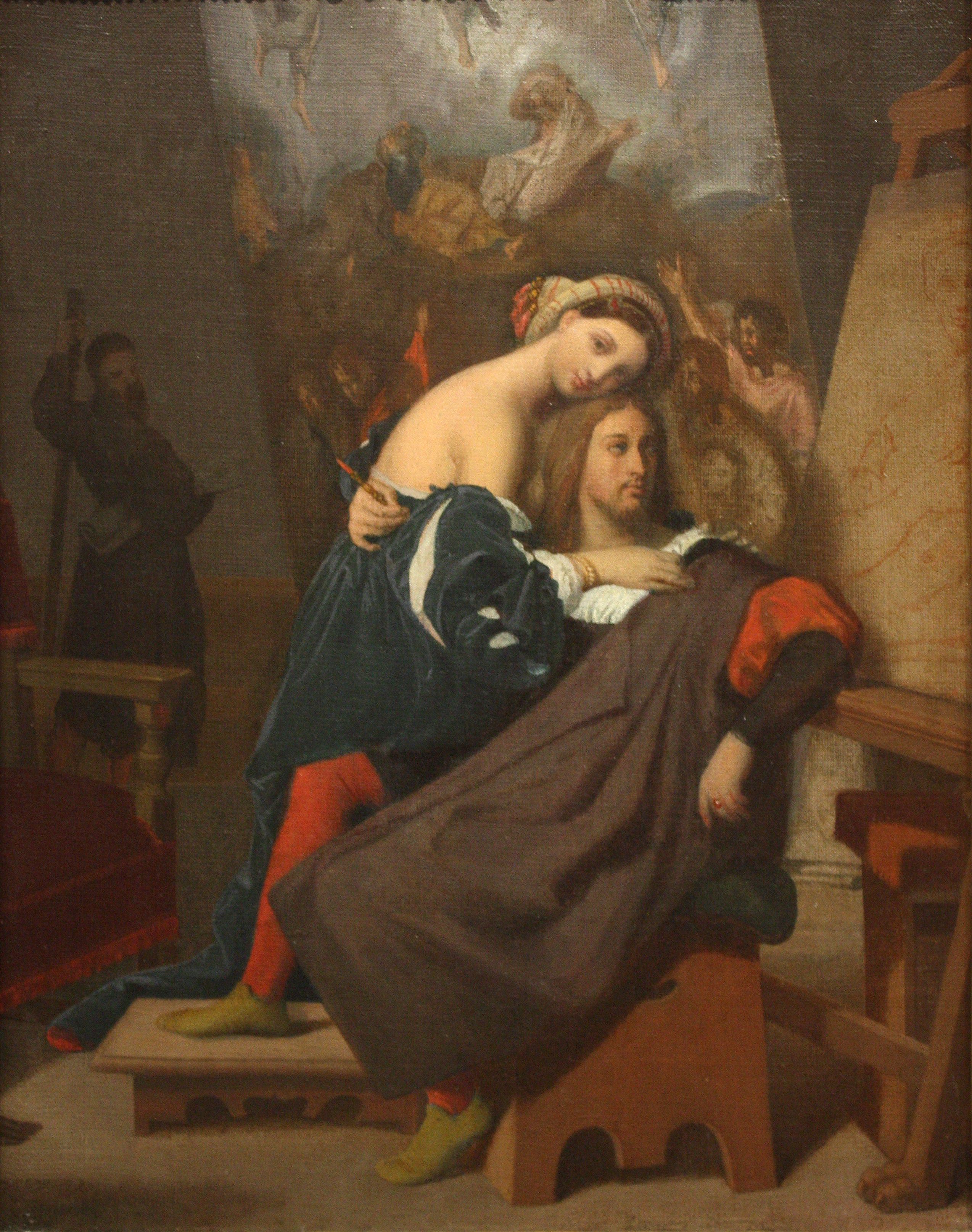 Rafael i córka piekarza - Jean-Auguste-Dominique Ingres