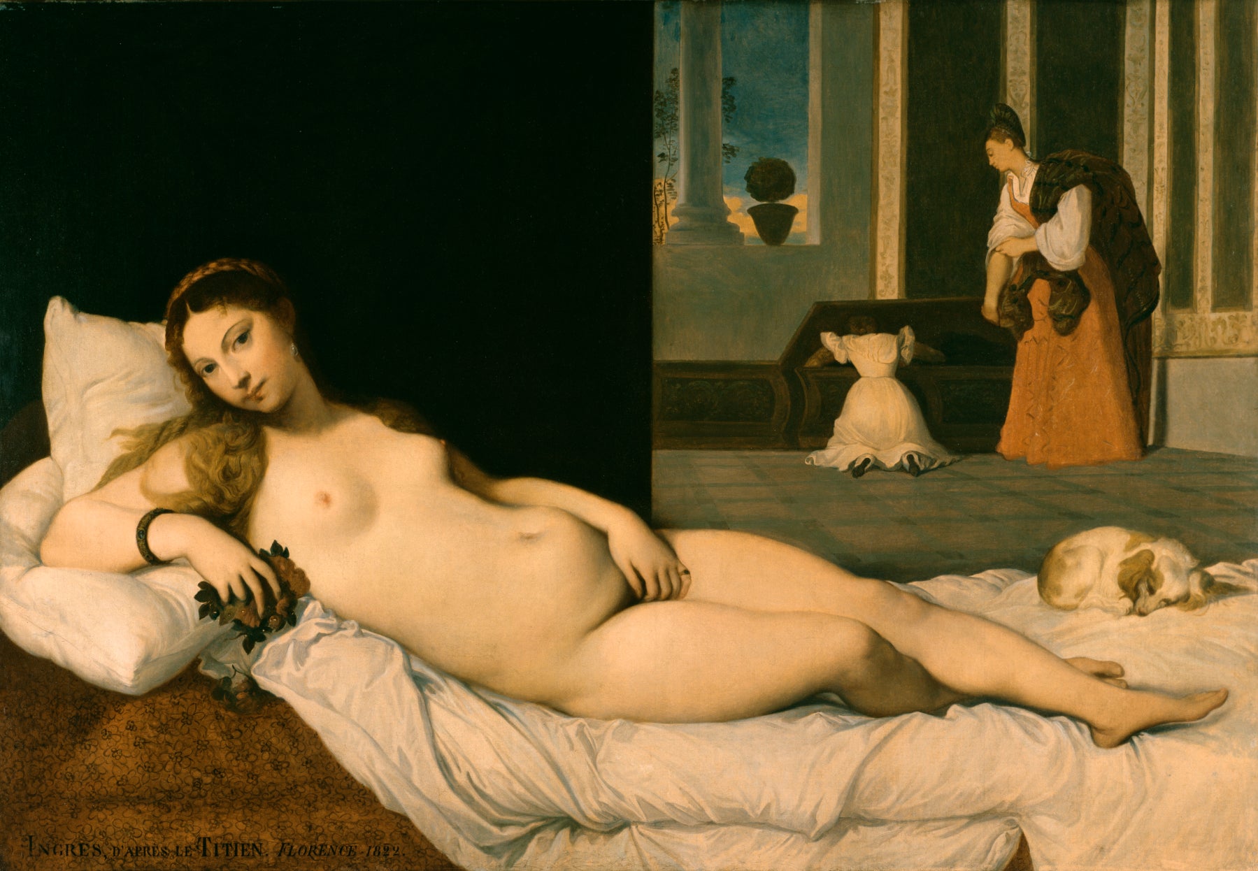 Venus leżąca - Jean-Auguste-Dominique Ingres