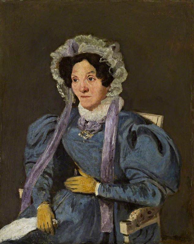 Madame Corot, mère de l'artiste, née Marie-Françoise Oberson - Jean-Baptiste Camille Corot