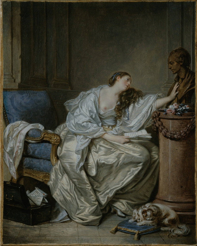 Nieszczęśliwa wdowa - Jean-Baptiste Greuze