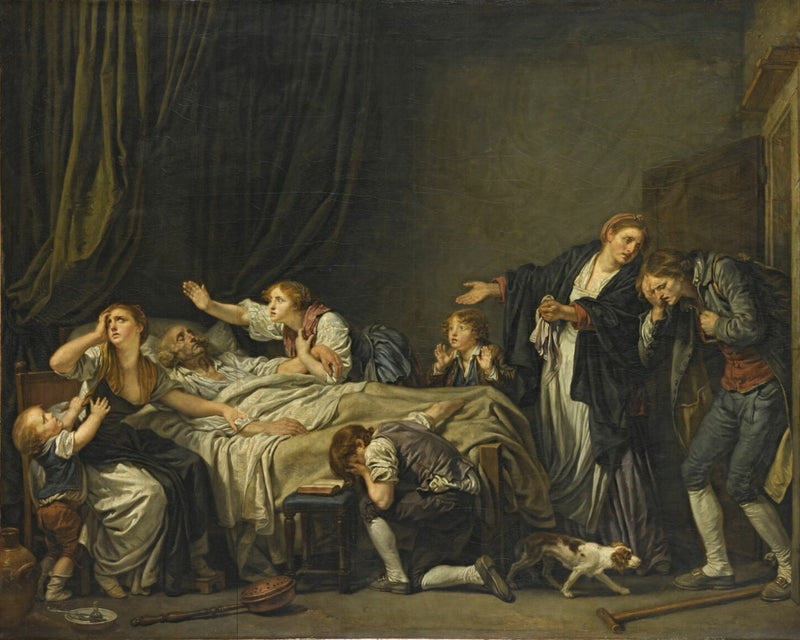 Ukarany syn - Jean-Baptiste Greuze