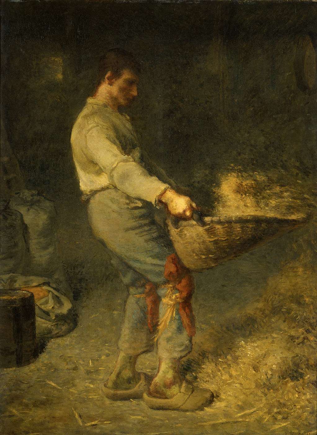 Un vanneur - Jean-François Millet