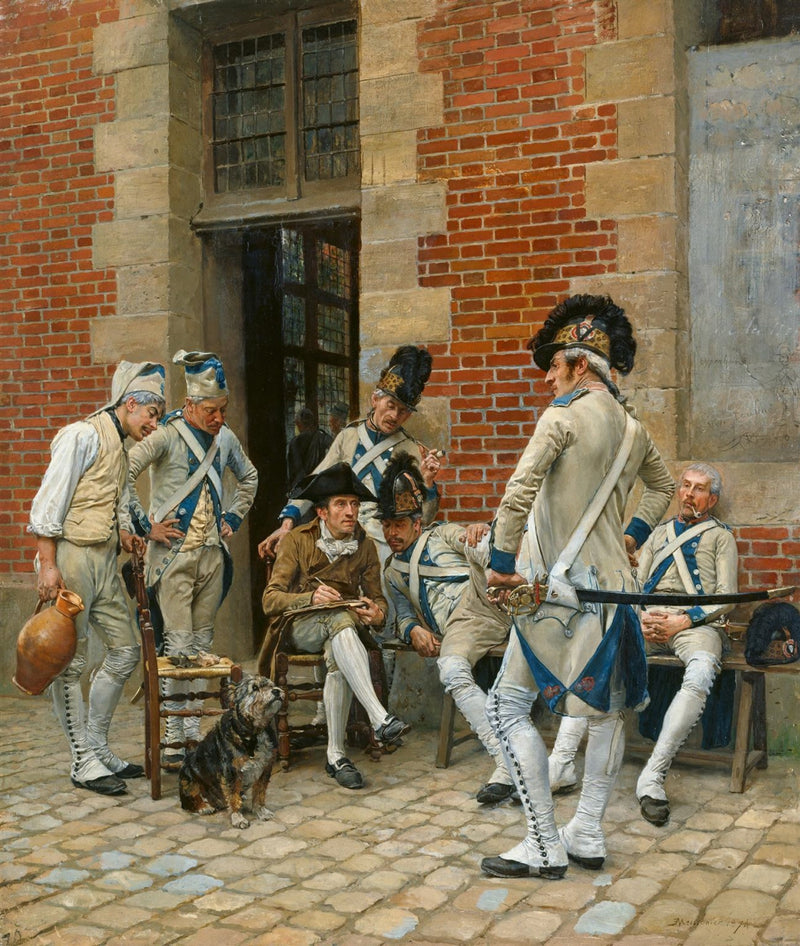 Le portrait du sergent - Ernest Meissonier