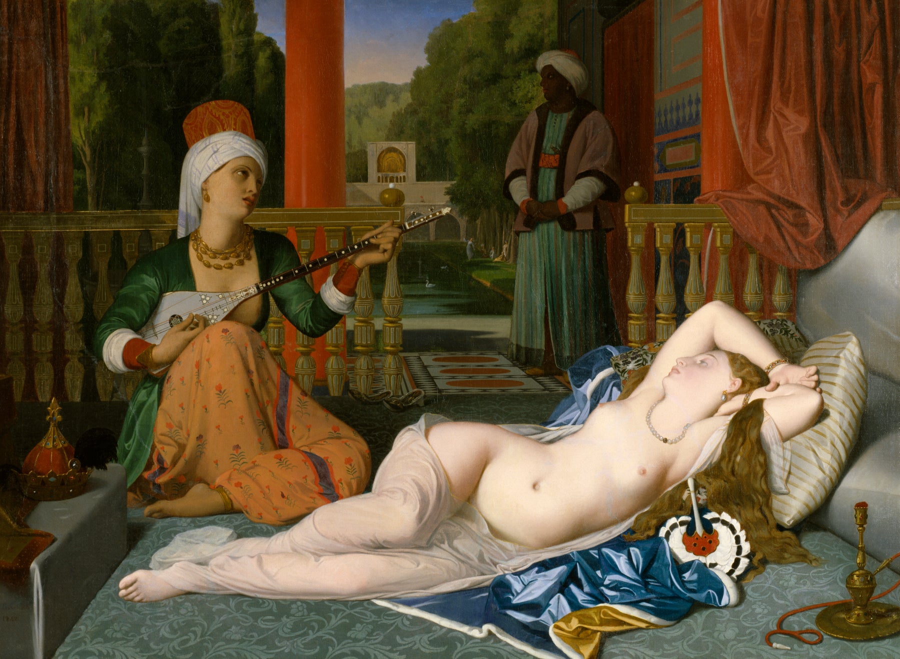 Odaliska z niewolnikiem - Jean-Auguste-Dominique Ingres