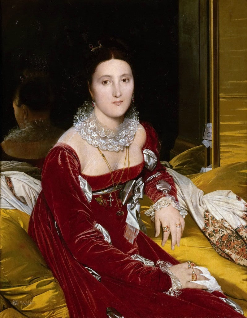 Portret Madame de Senonnes - Jean-Auguste-Dominique Ingres