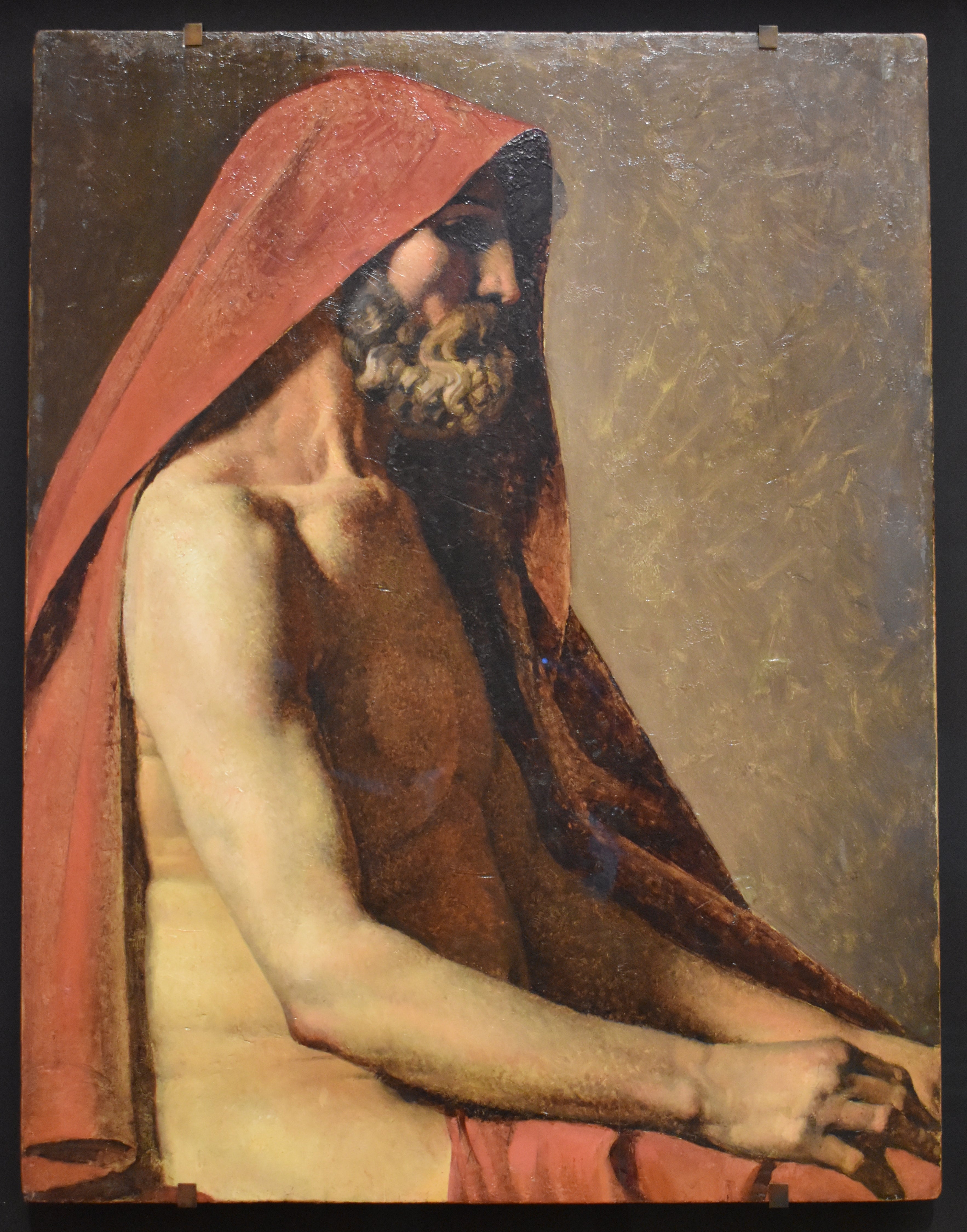 Studium mężczyzny siedzącego w profilu - Jean-Auguste-Dominique Ingres