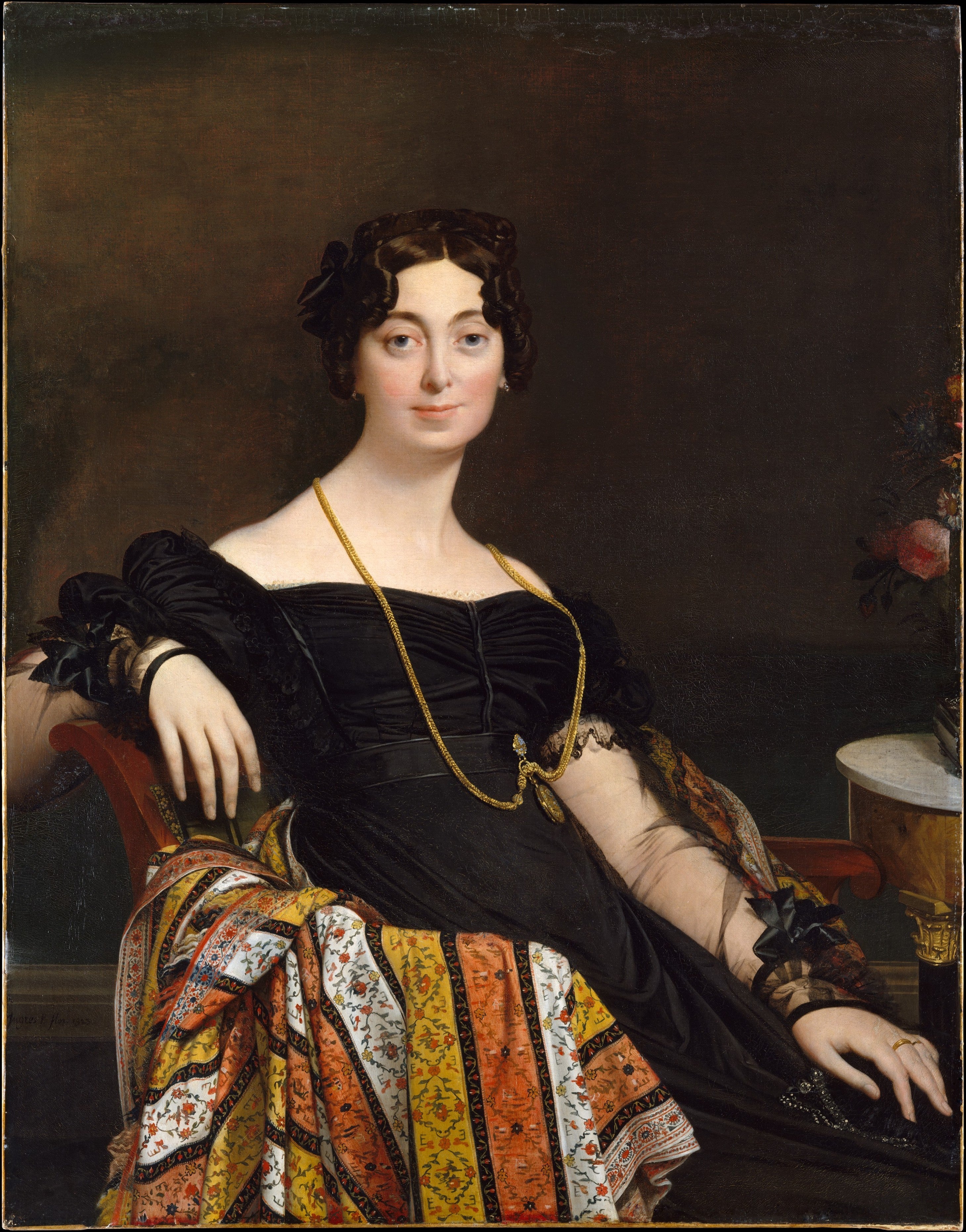 Pani Jacques-Louis Leblanc (Françoise Poncelle) - Jean-Auguste-Dominique Ingres
