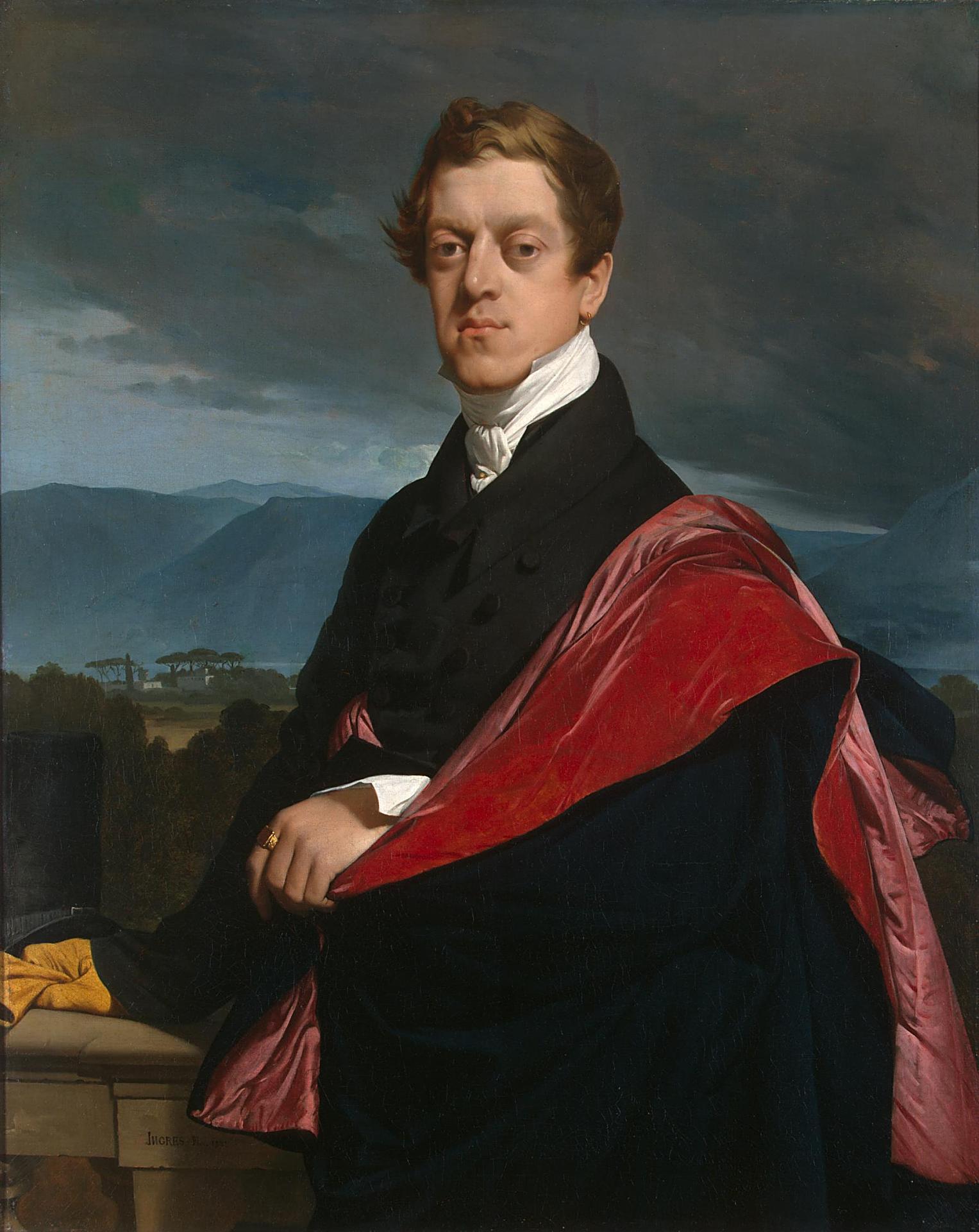 Hrabia Nicolas Dimitrievitch Gouriev - Jean-Auguste-Dominique Ingres