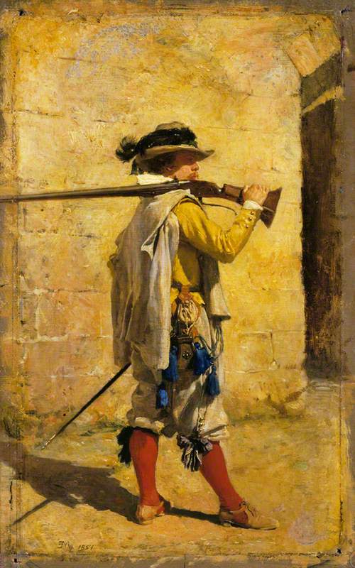 Un sentinelle : l'époque de Louis XIII - Ernest Meissonier