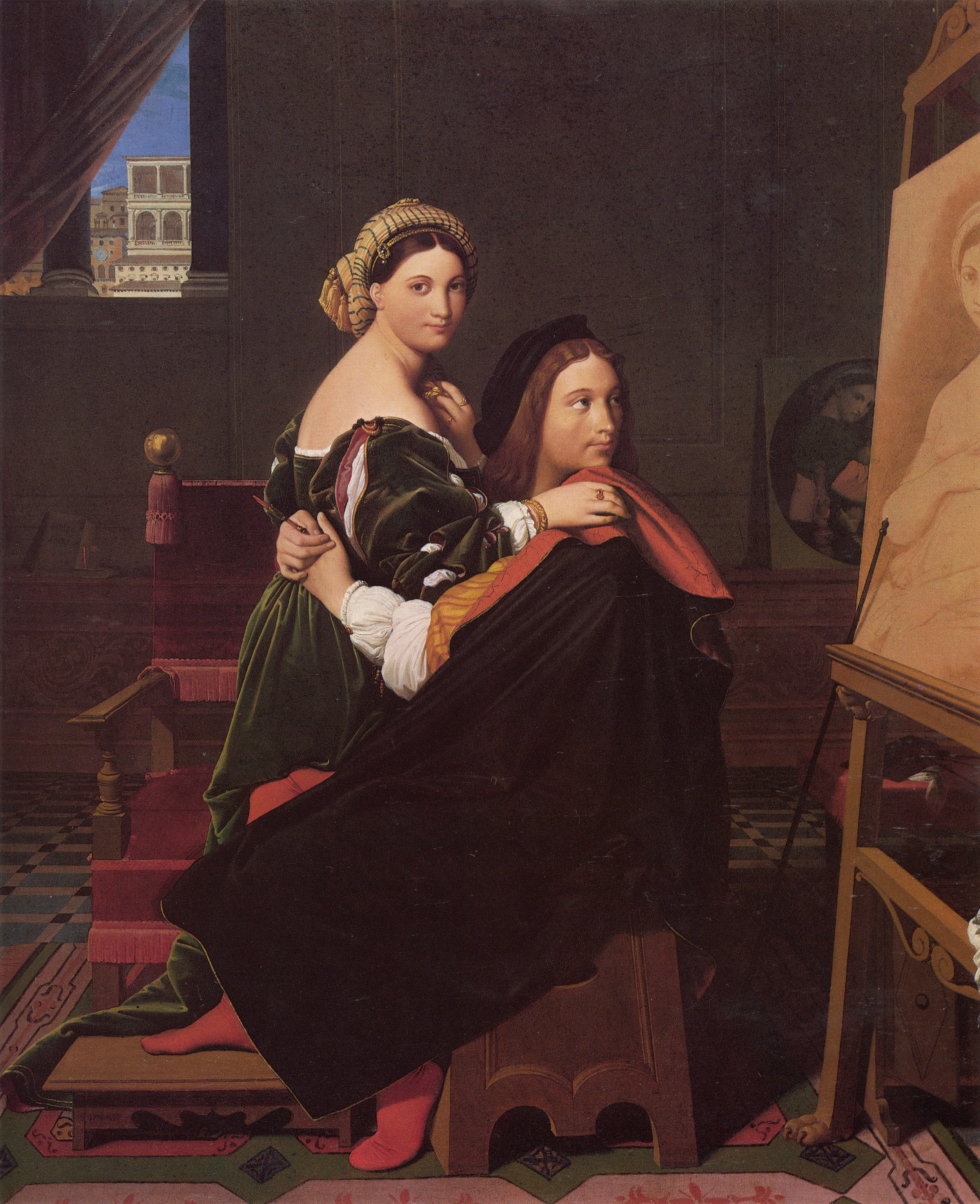 Rafał i Fornaryna - Jean-Auguste-Dominique Ingres