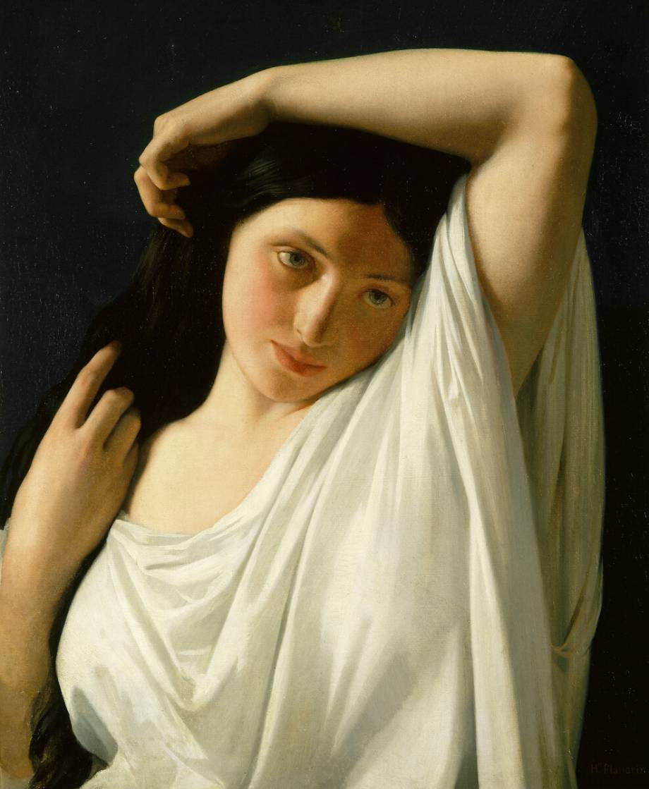 Młoda dziewczyna w popiersiu – Hippolyte Flandrin