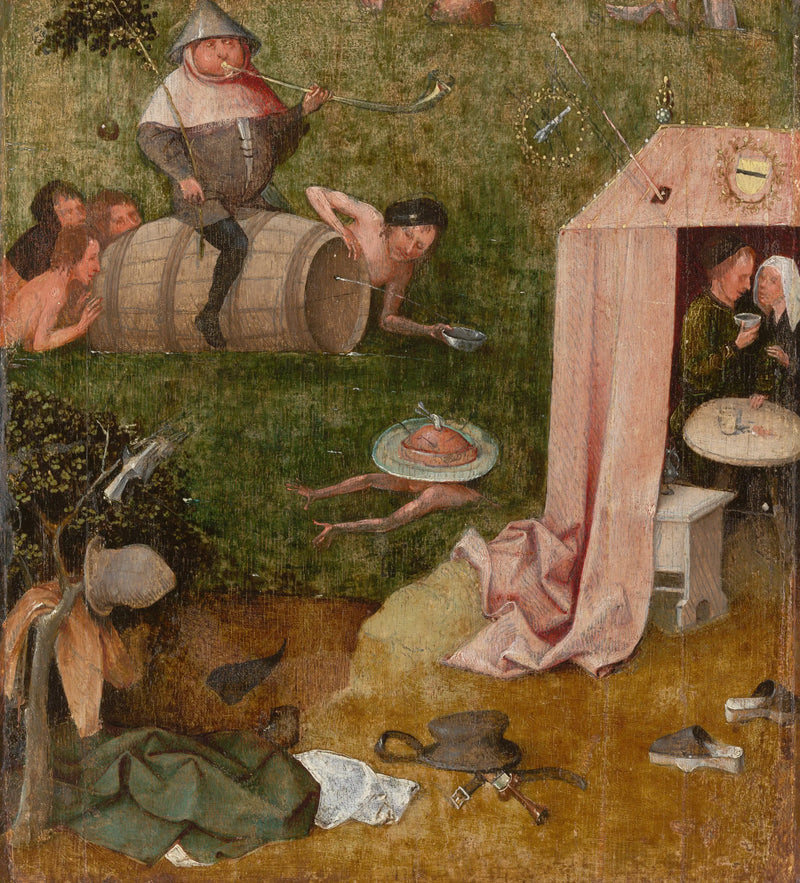 Alegoria rozwiązłości i przyjemności - Hieronymus Bosch