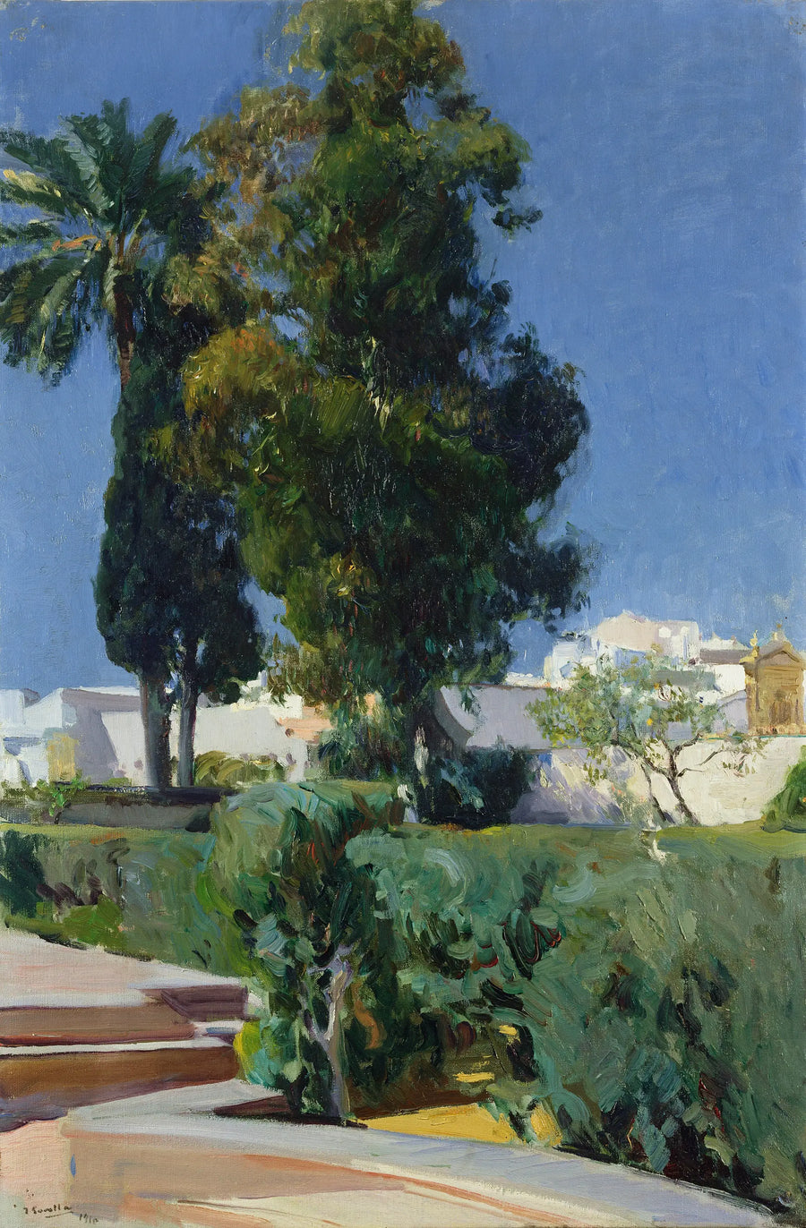 Kącik Ogrodu, Alcazar, Sewilla - Joaquín Sorolla