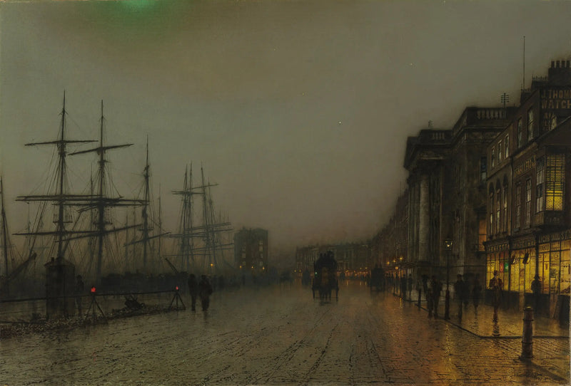 Malin z Glasgow - John Atkinson Grimshaw