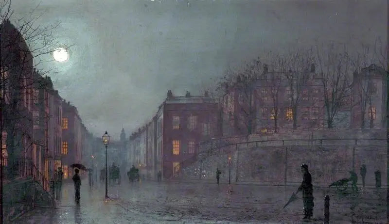Widok na Hampstead, Londyn - John Atkinson Grimshaw