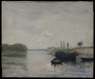 Scène du canal - John Henry Twachtman - Alpha Reproduction