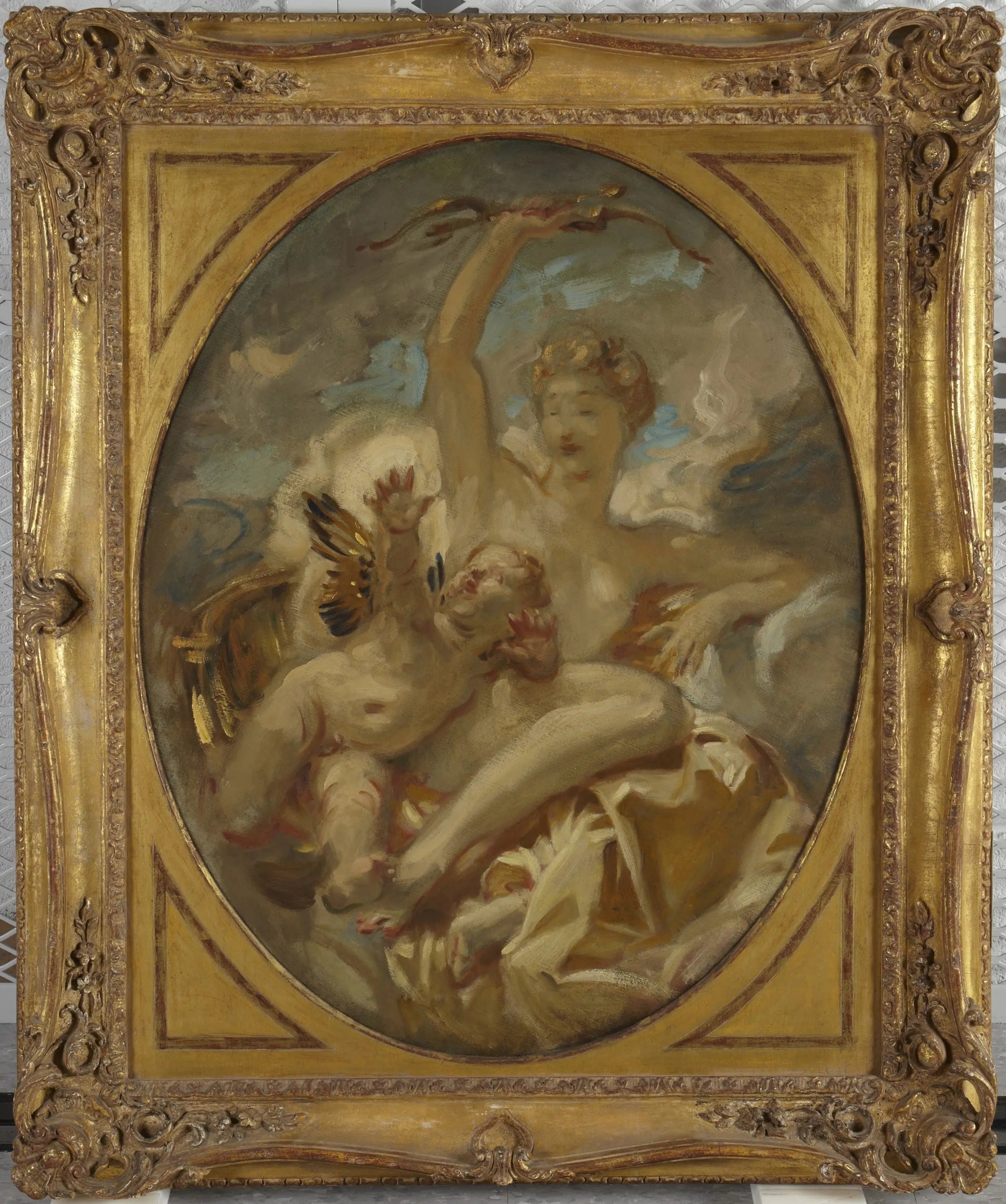 Reproduction du tableau « Vénus et Cupidon - John Singer Sargent » par Alpha Reproduction en peinture à l’huile