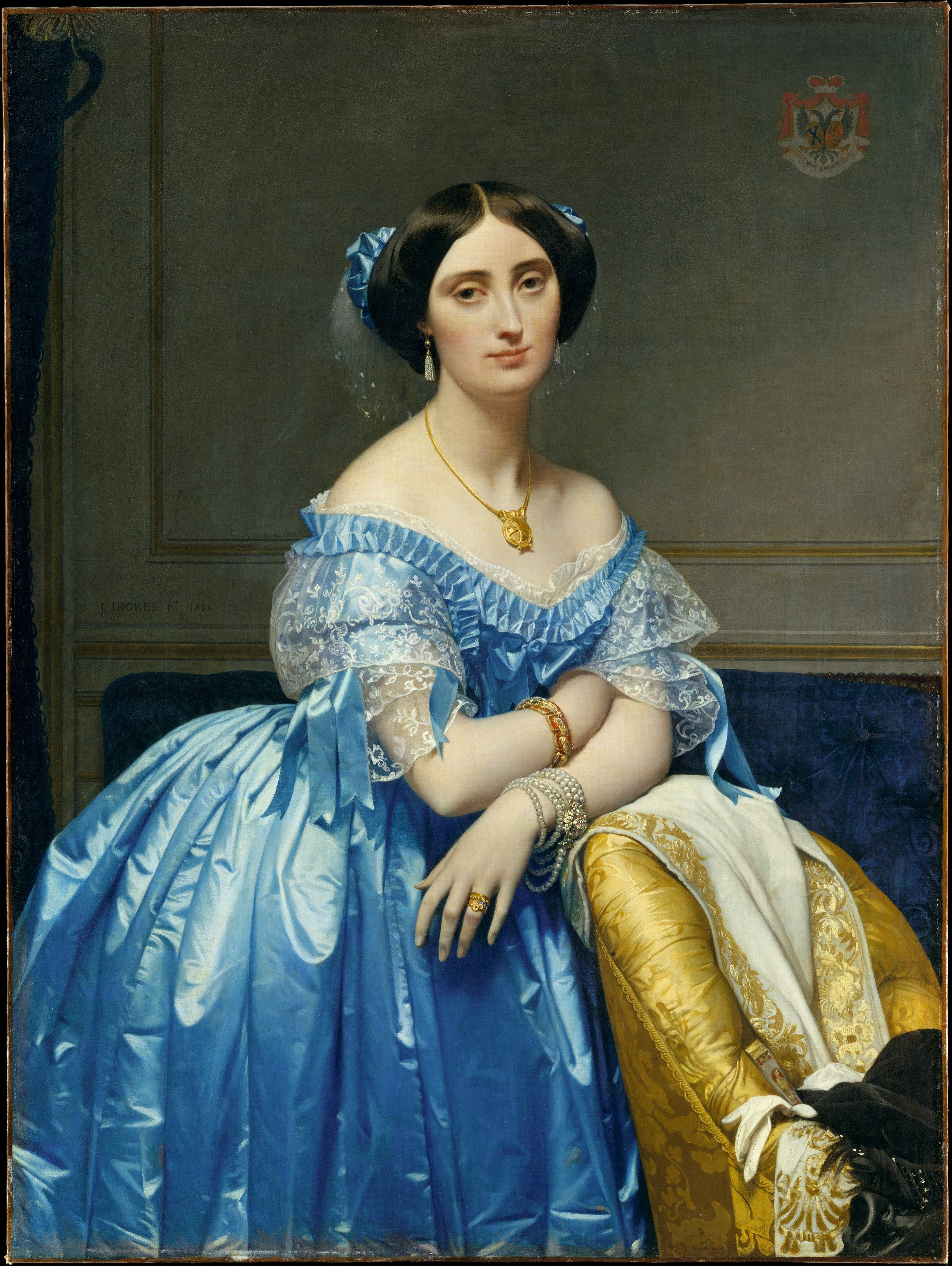 Księżniczka de Broglie - Jean-Auguste-Dominique Ingres