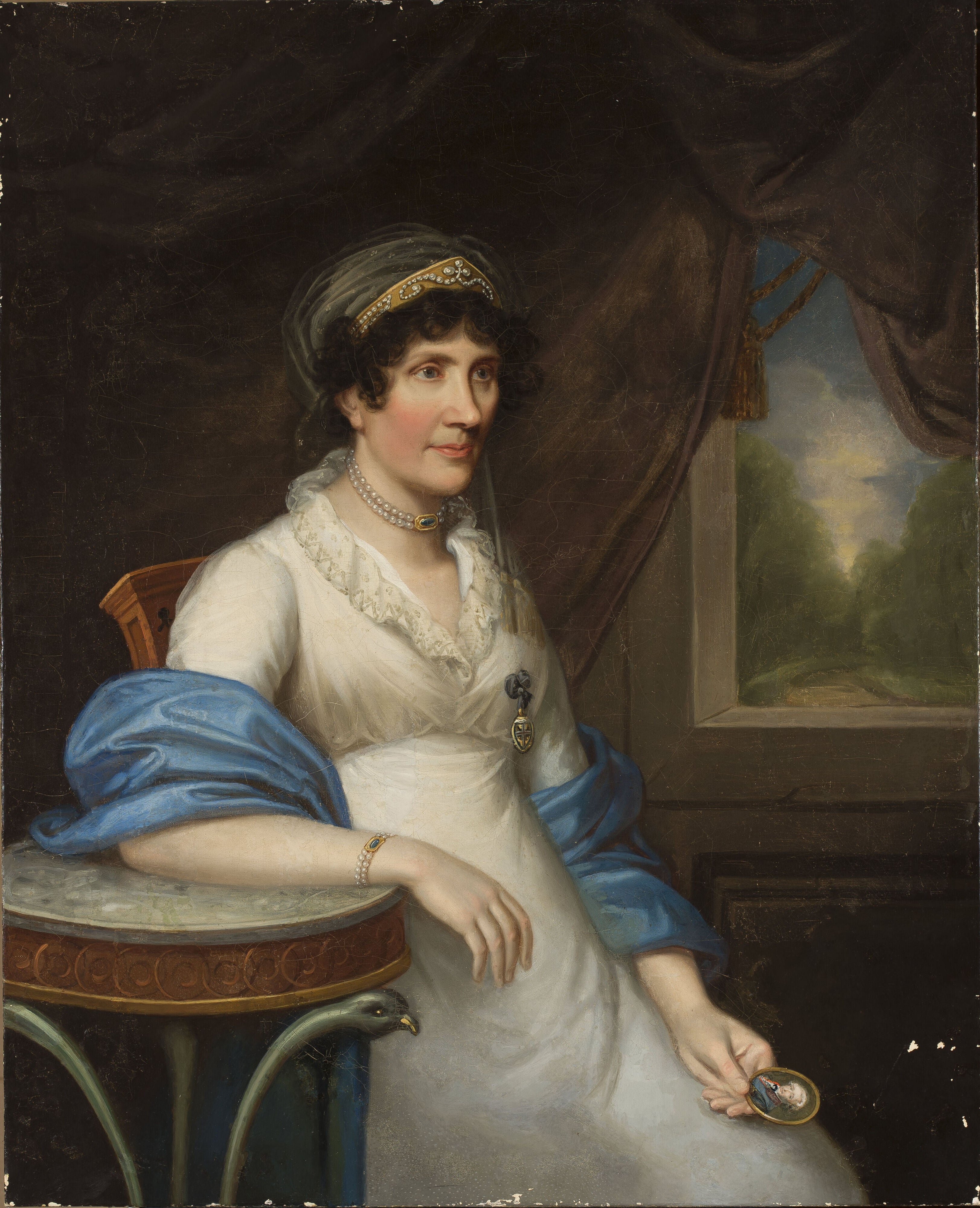Portrait de Marianna Dembińska née Moszyńska. - Joseph Karl Stieler