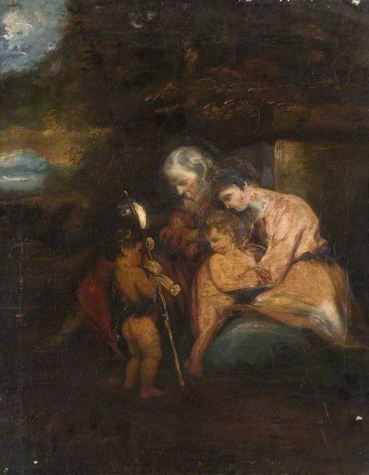 La Sainte Famille avec saint Jean - Joshua Reynolds - Alpha Reproduction