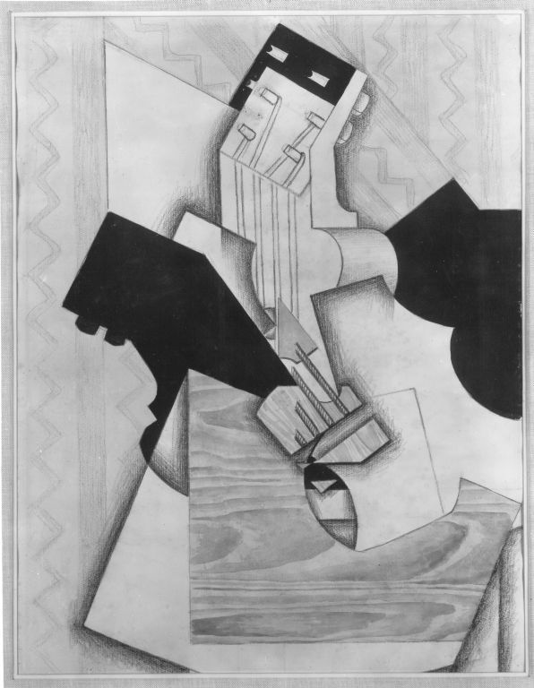 Guitare sur une table - Juan Gris