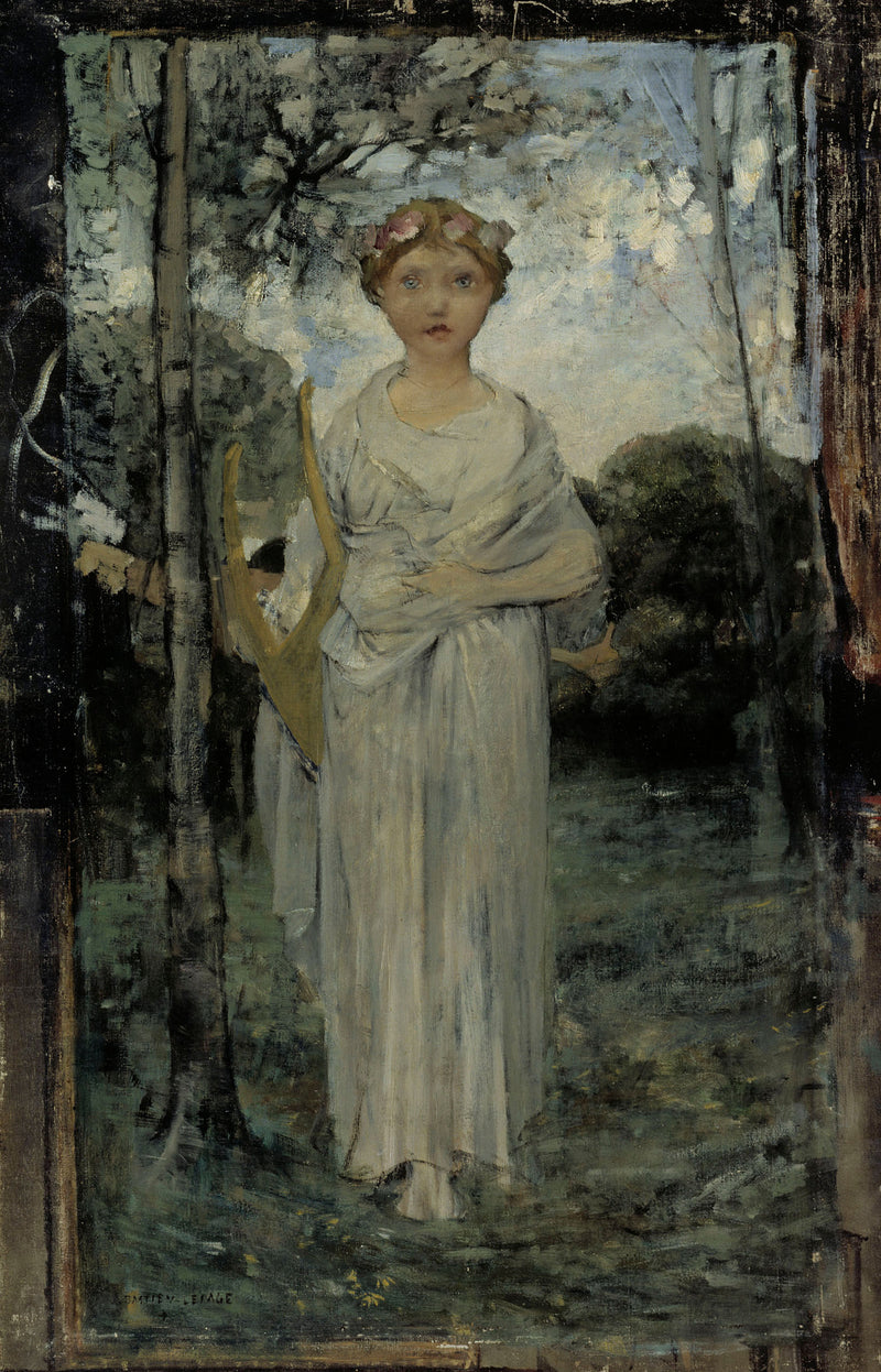 Muse, Étude - Jules Bastien-Lepage