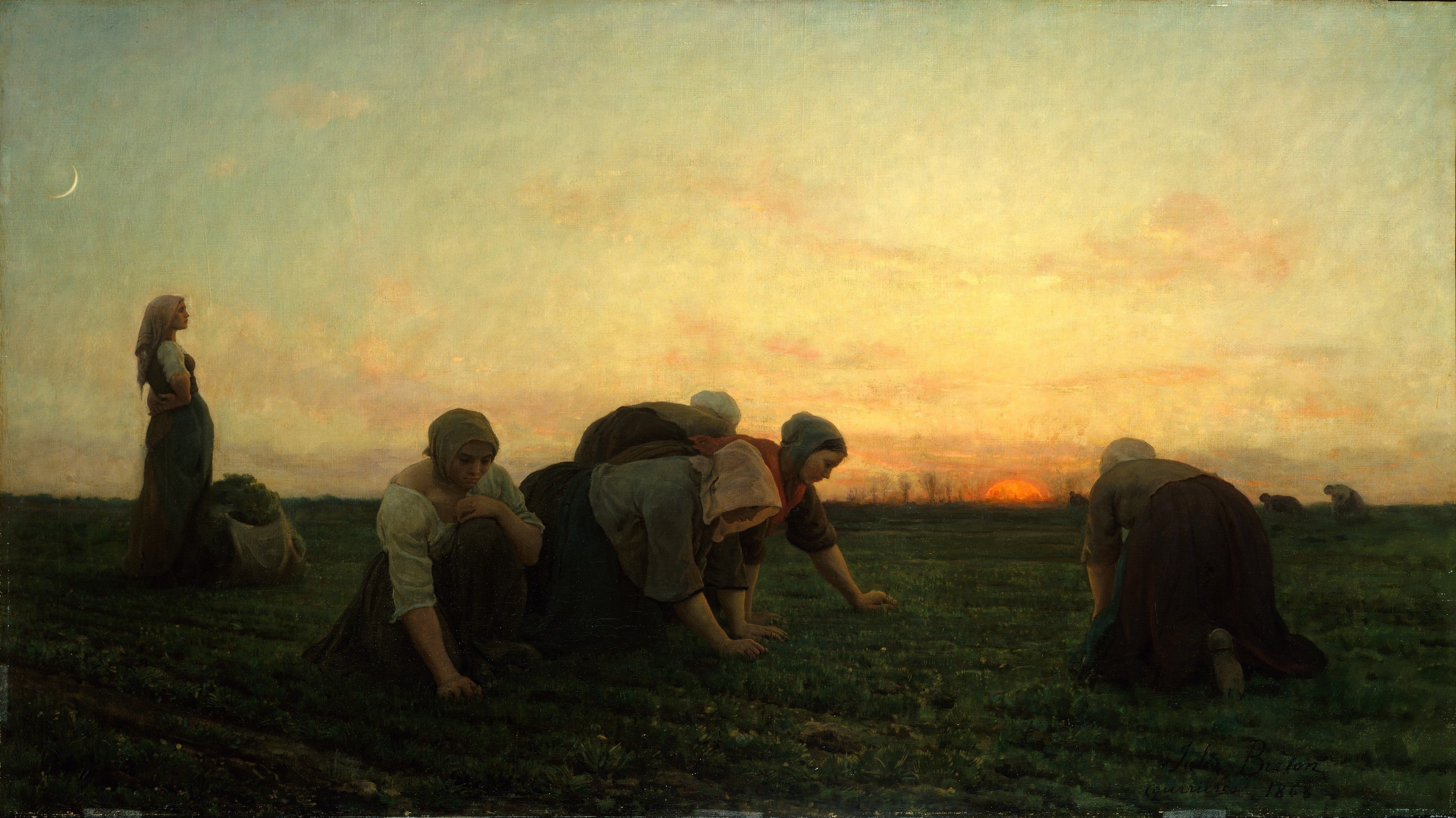 Les Sarcleuses - Jules Breton