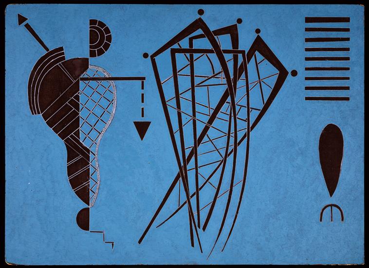 Reproduction du tableau « Sans titre - Vassily Kandinsky » par Alpha Reproduction en peinture à l’huile